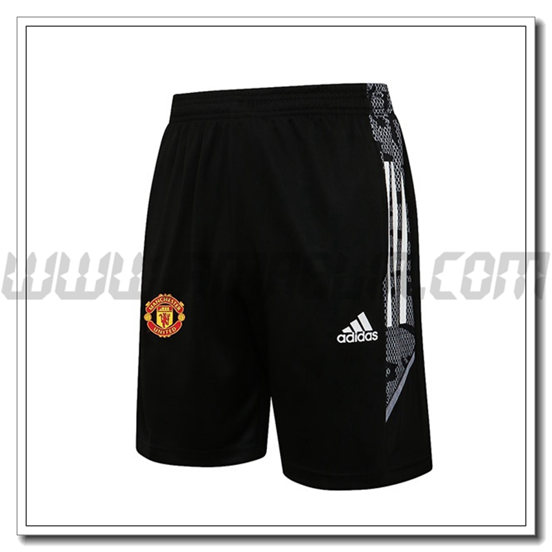 Pantaloni Calcio Manchester United Nero 2021 2022
