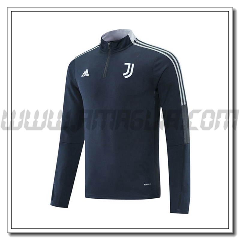 Felpa Allenamento Juventus Blu Marino/Bianco 2021 2022