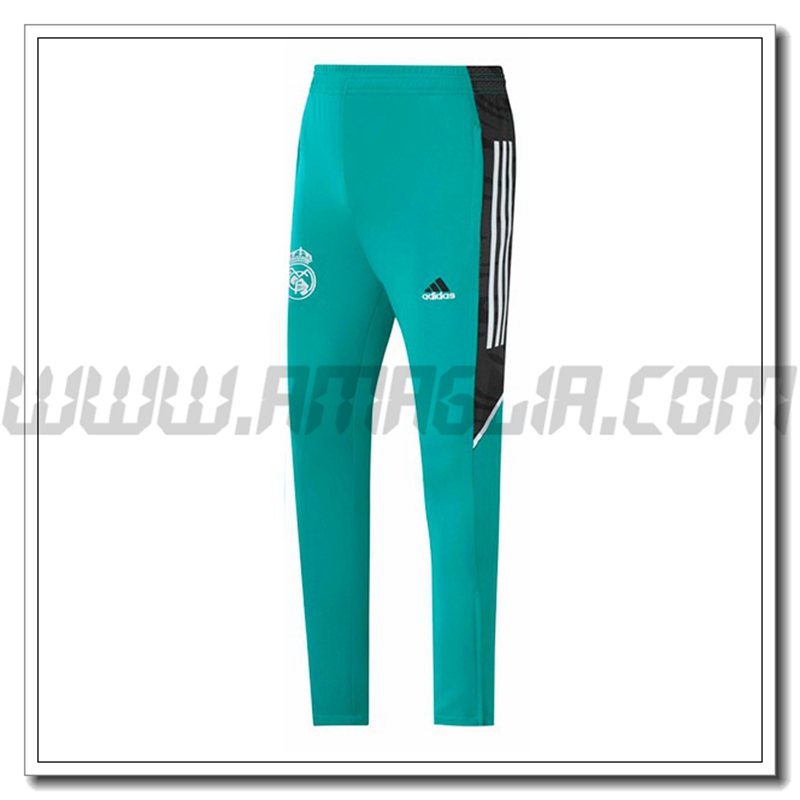 Pantaloni Allenamento Real Madrid Verde/Nero 2021 2022
