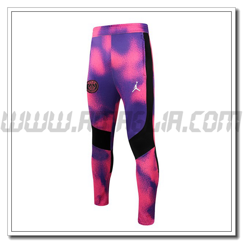 Pantaloni Allenamento Jordan PSG Nero/Viola 2021 2022