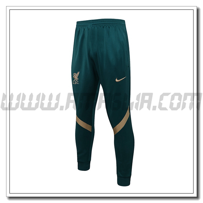 Pantaloni Allenamento FC Liverpool Verde 2021 2022