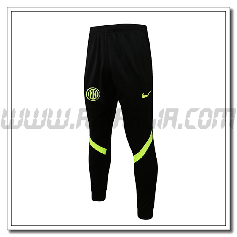 Pantaloni Allenamento Inter Milan Nero/Verde 2021 2022