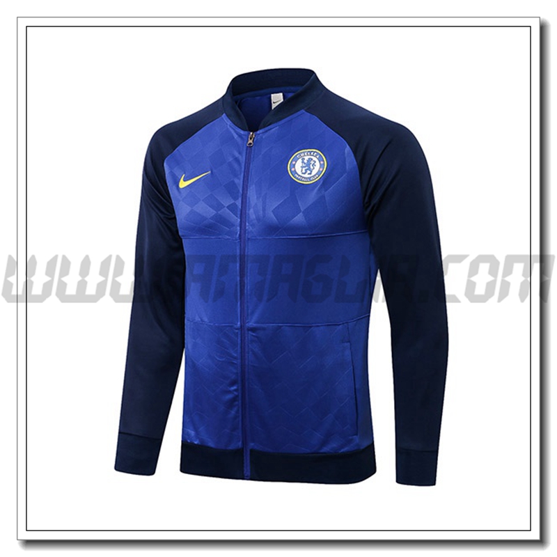 Giacca Calcio FC Chelsea Nero/Blu 2021 2022