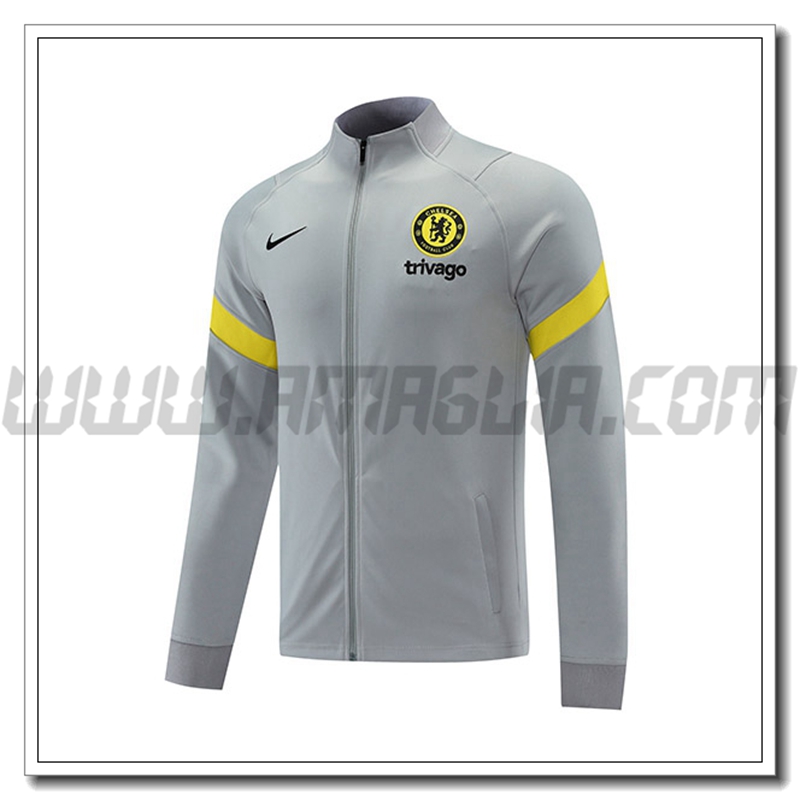 Giacca Calcio FC Chelsea Grigio/Giallo 2021 2022