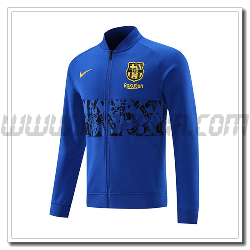 Giacca Calcio FC Barcellona Blu 2021 2022