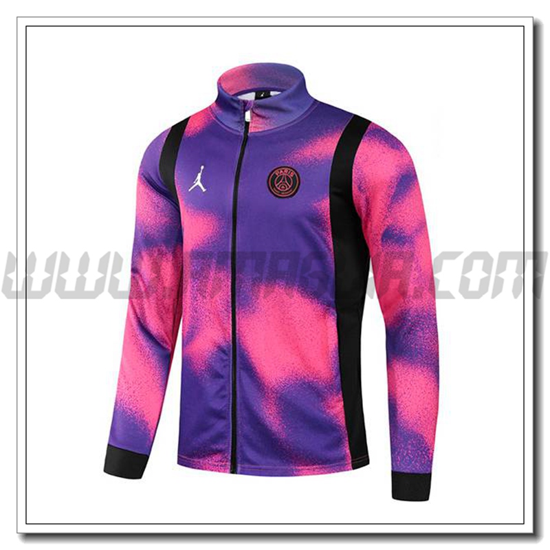 Giacca Calcio Jordan PSG Grigio/Arancia 2021 2022