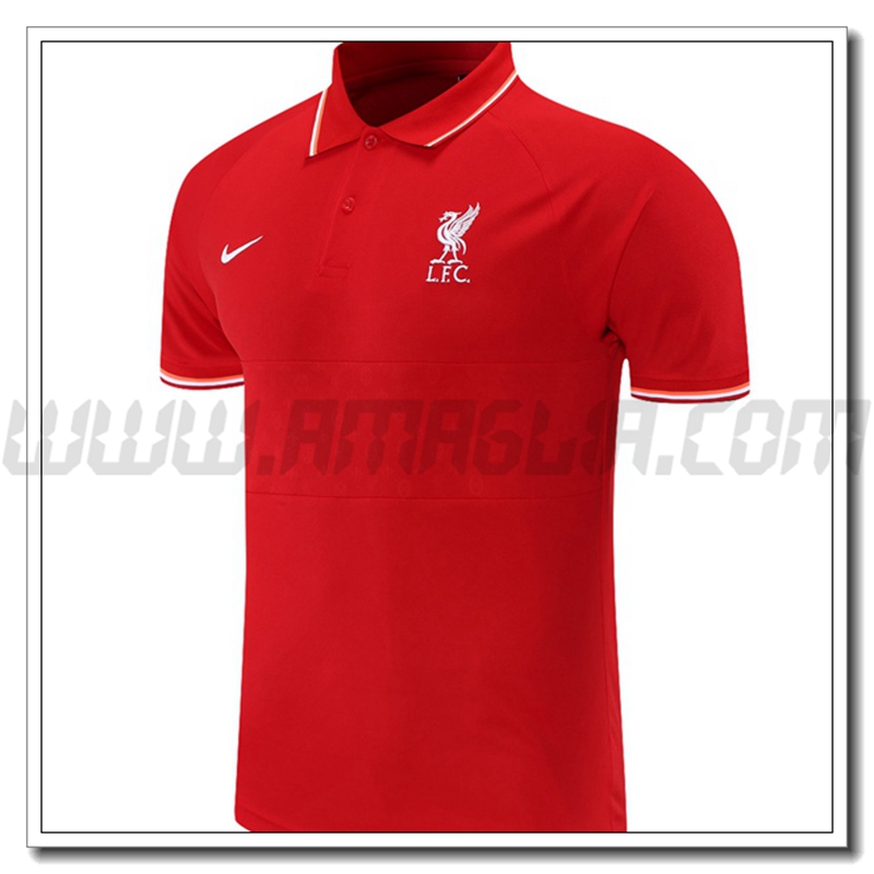 Maglia Polo FC Liverpool Rosso 2021 2022