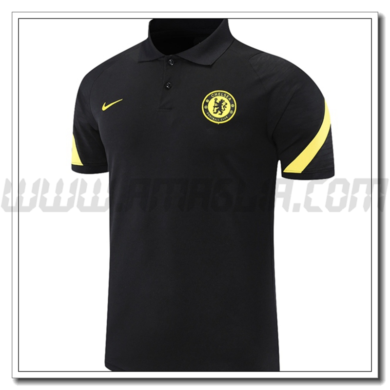 Maglia Polo FC Chelsea Bianco/Rosso 2021 2022