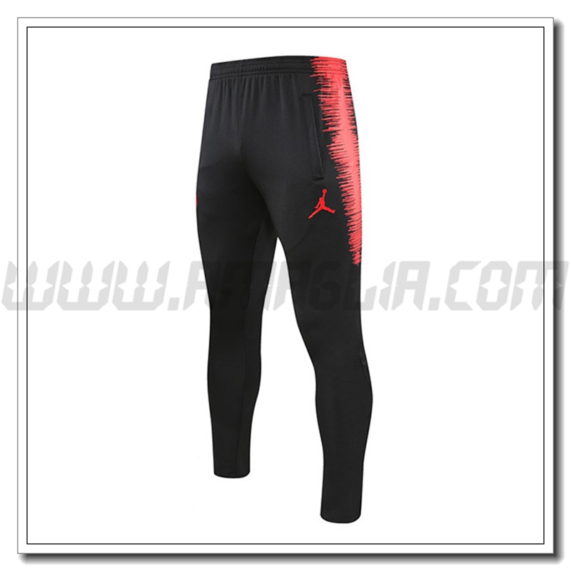 Pantaloni Allenamento Jordan PSG Rosso/Nero 2021 2022