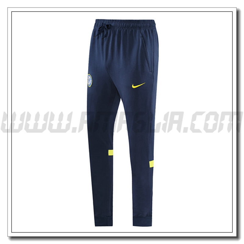 Pantaloni Allenamento FC Chelsea Blu Marino/Giallo 2021 2022