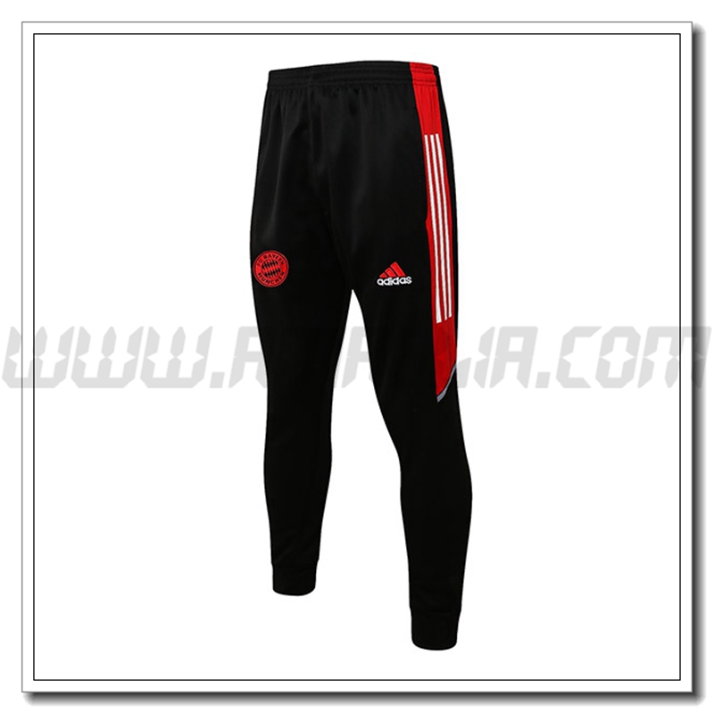 Pantaloni Allenamento Bayern Monaco Nero/Rosso 2021 2022