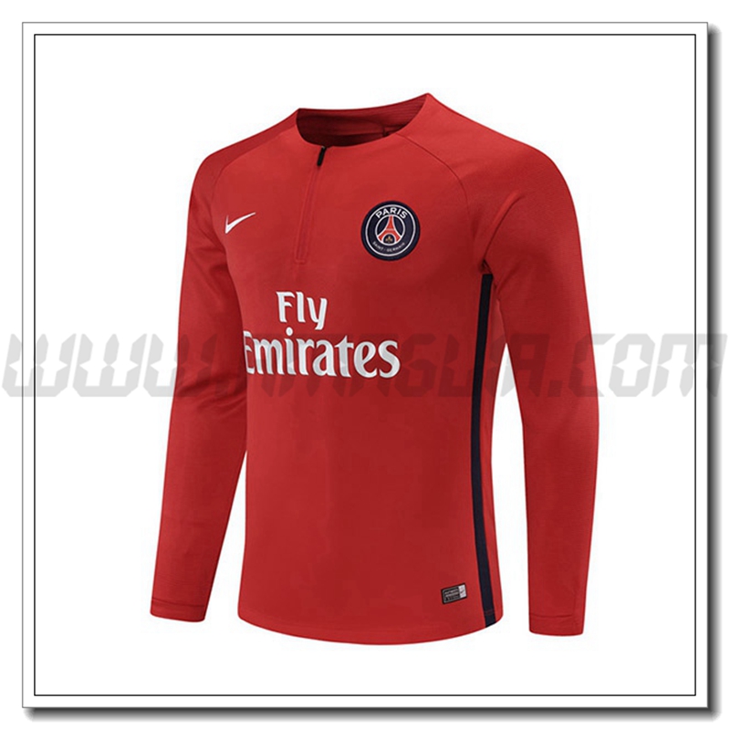 Felpa Allenamento Jordan PSG Rosso 2016/2017