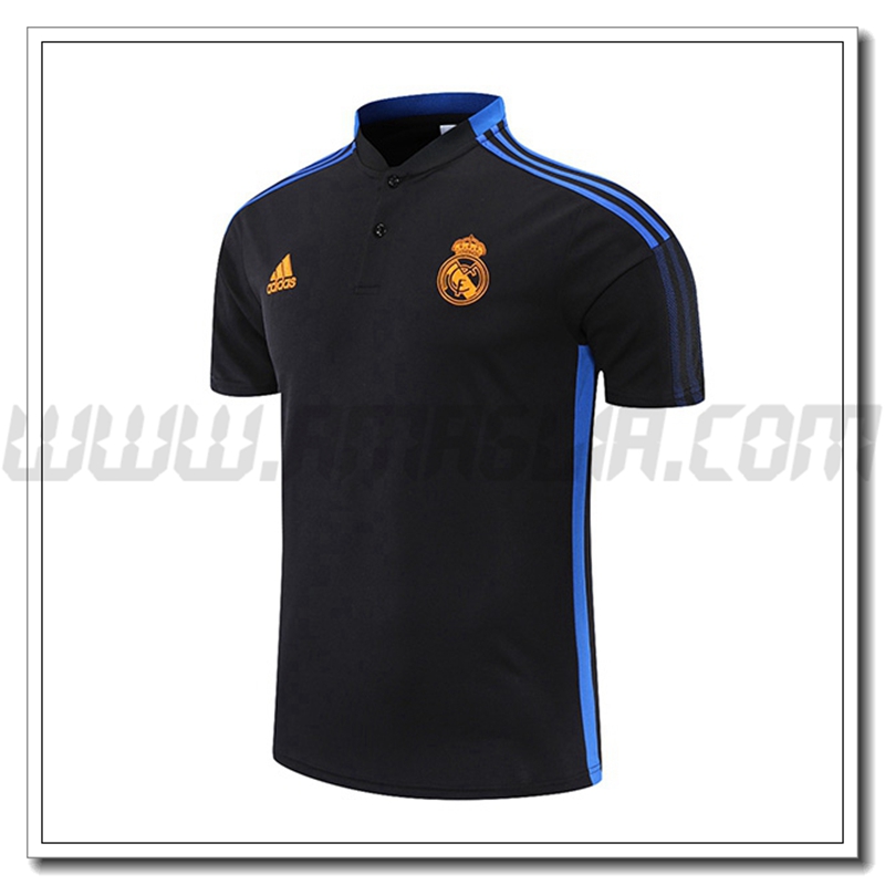 Maglia Polo Real Madrid Nero/Blu 2021 2022