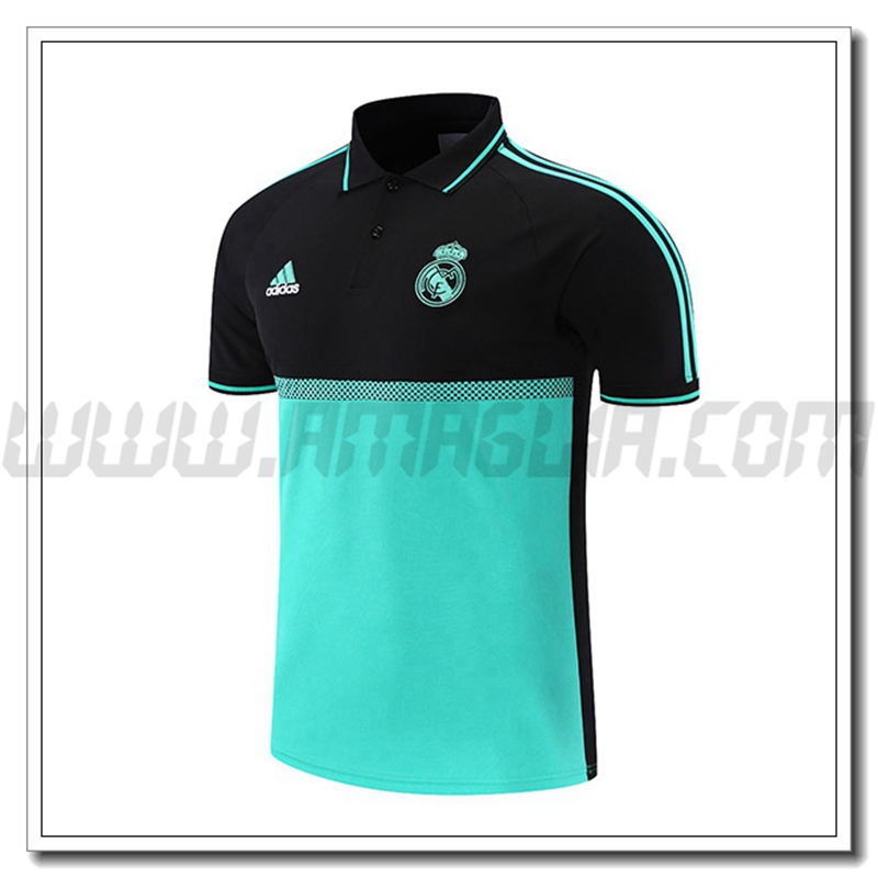 Maglia Polo Real Madrid Nero/Verde 2021 2022