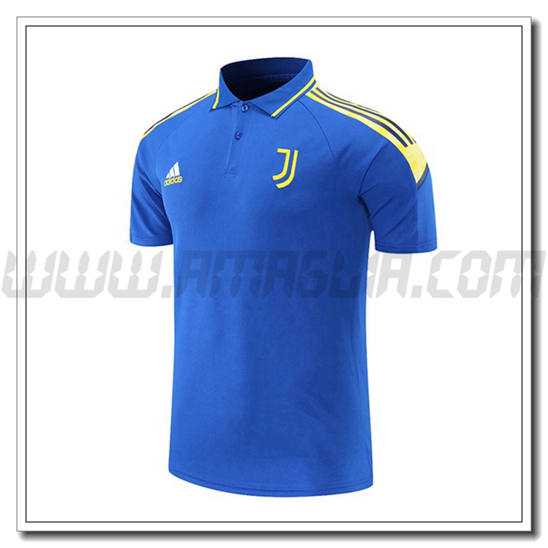 Maglia Polo Juventus Blu/Giallo 2021 2022