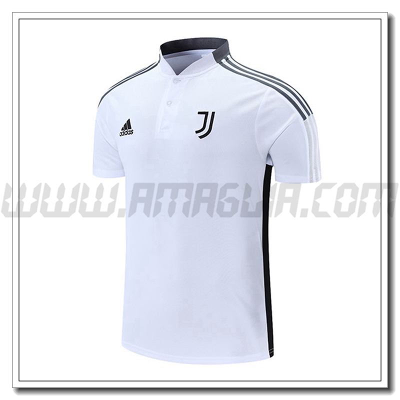 Maglia Polo Juventus Bianco/Grigio 2021 2022