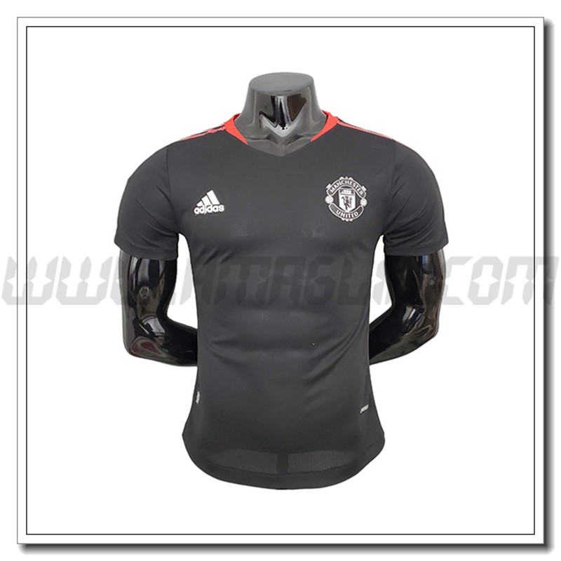 Maglia Allenamento Manchester United Rosso/Nero 2021 2022