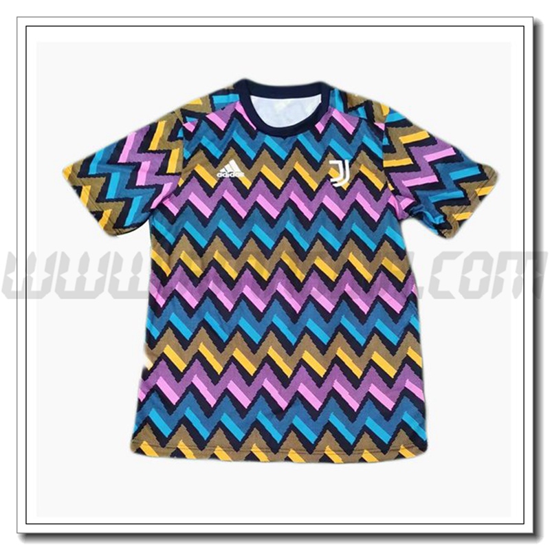 Maglia Allenamento Juventus Blu/Giallo 2021 2022
