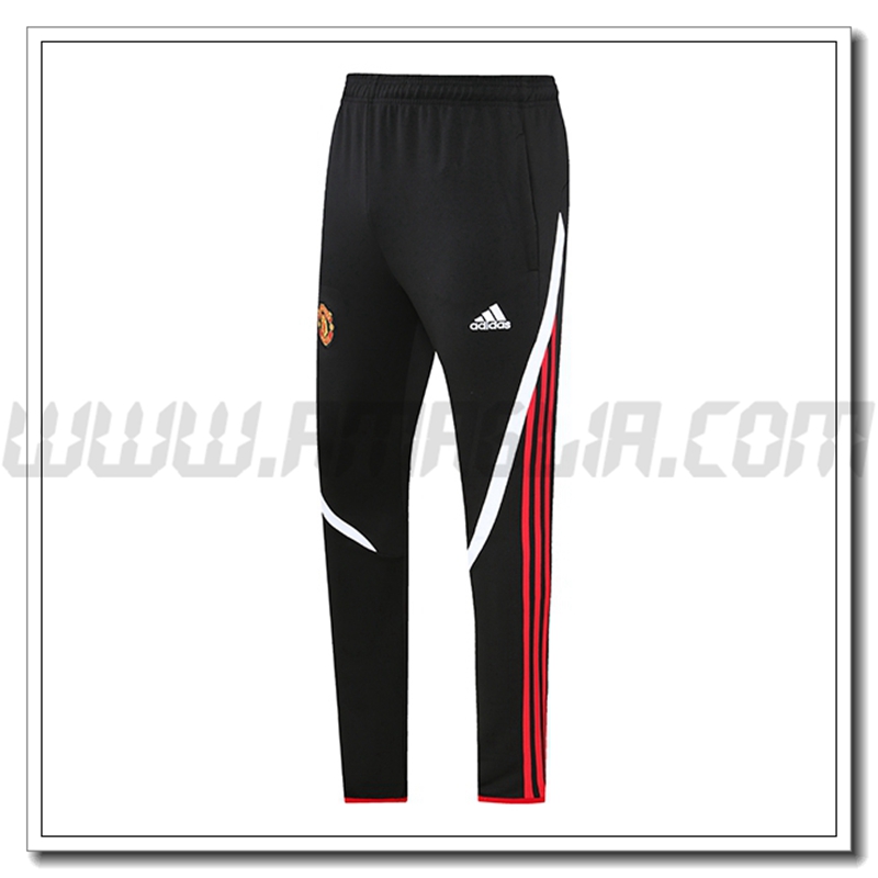 Pantaloni Allenamento Manchester United Rosso/Nero 2021 2022