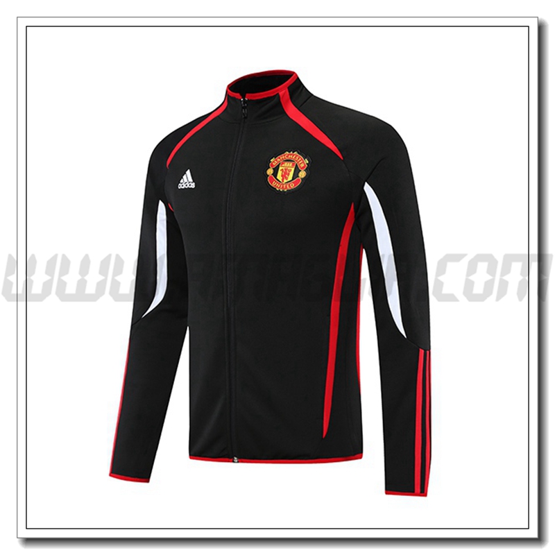 Giacca Calcio Manchester United Rosso/Nero 2021 2022