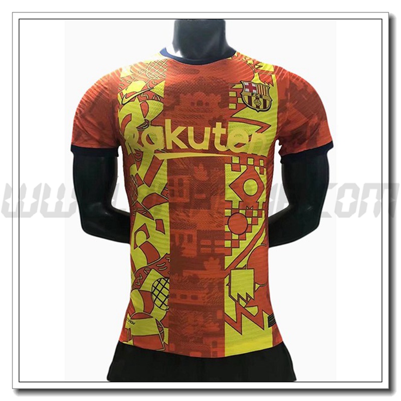 Maglia FC Barcellona 2021 2022 Arancio