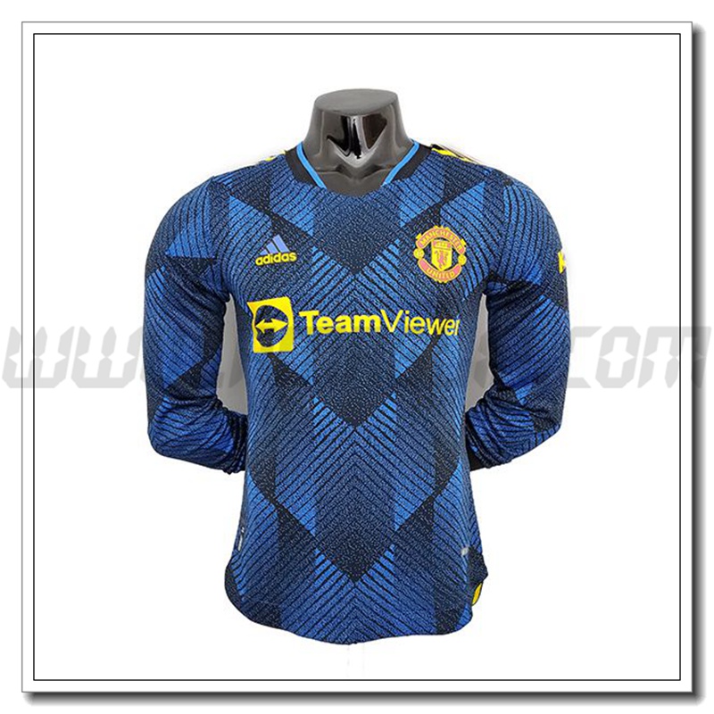 Terza Maglia Manchester United Manica Lunga 2021 2022