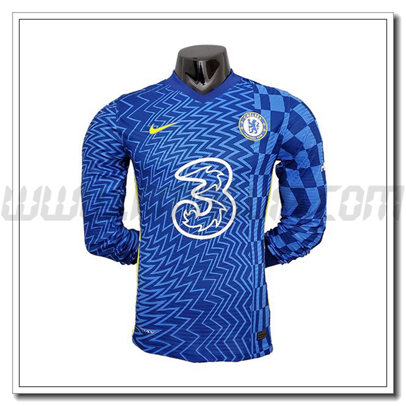 Prima Maglia FC Chelsea Manica Lunga 2021 2022