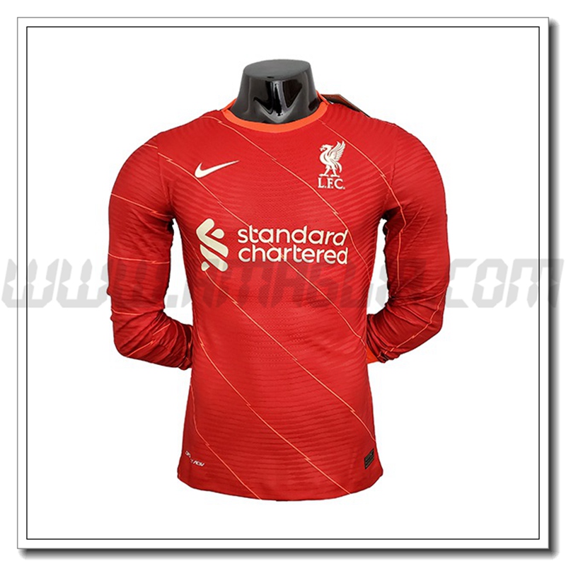 Prima Maglia FC Liverpool Manica Lunga 2021 2022