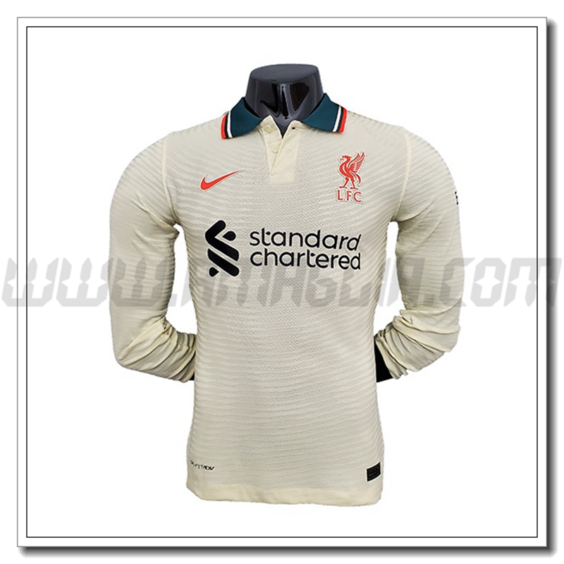 Seconda Maglia FC Liverpool Manica Lunga 2021 2022