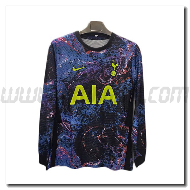 Seconda Maglia Tottenham Hotspurs Manica Lunga 2021 2022