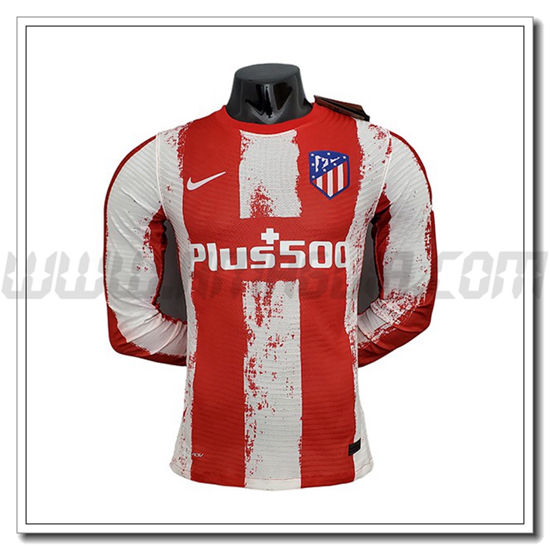 Prima Maglia Atletico Madrid Manica Lunga 2021 2022