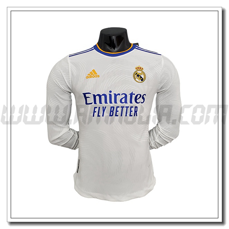 Prima Maglia Real Madrid Manica Lunga 2021 2022