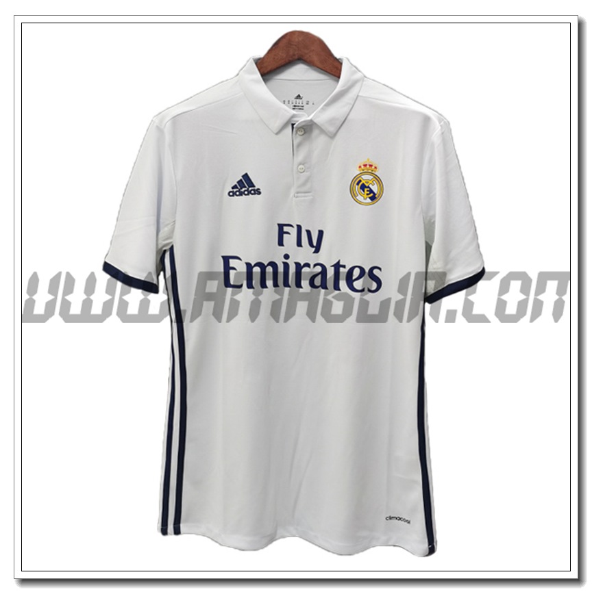 Maglia Calcio Real Madrid Retro Prima 2016/2017