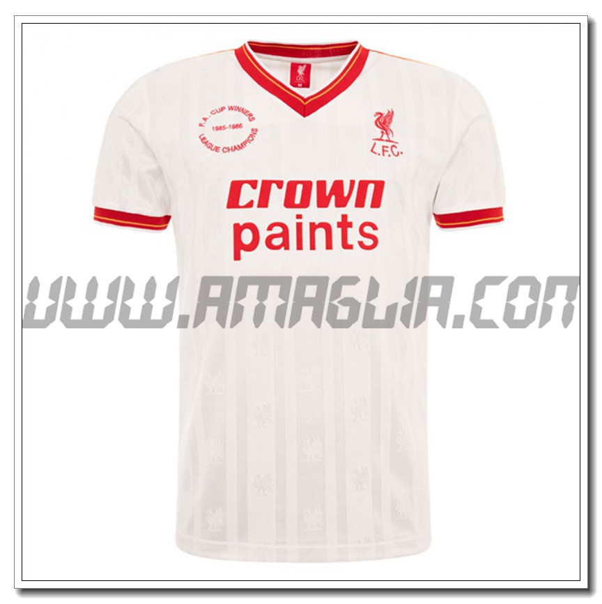 Maglia Calcio FC Liverpool Retro Seconda 1985/1986