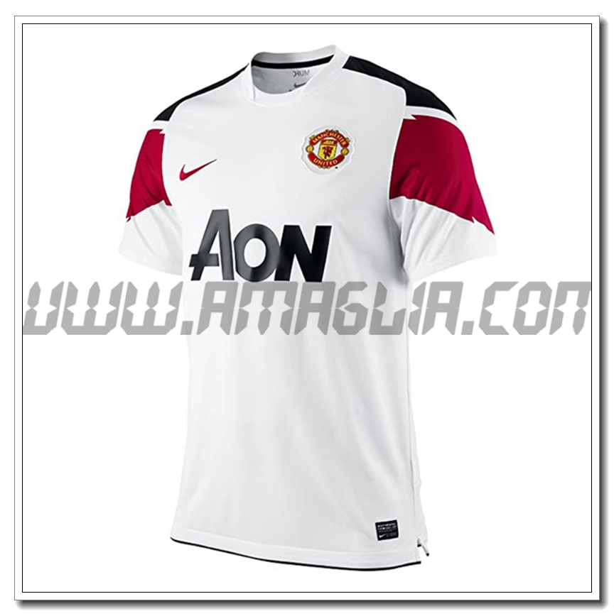 Maglia Calcio Manchester United Retro Seconda 2010/2011