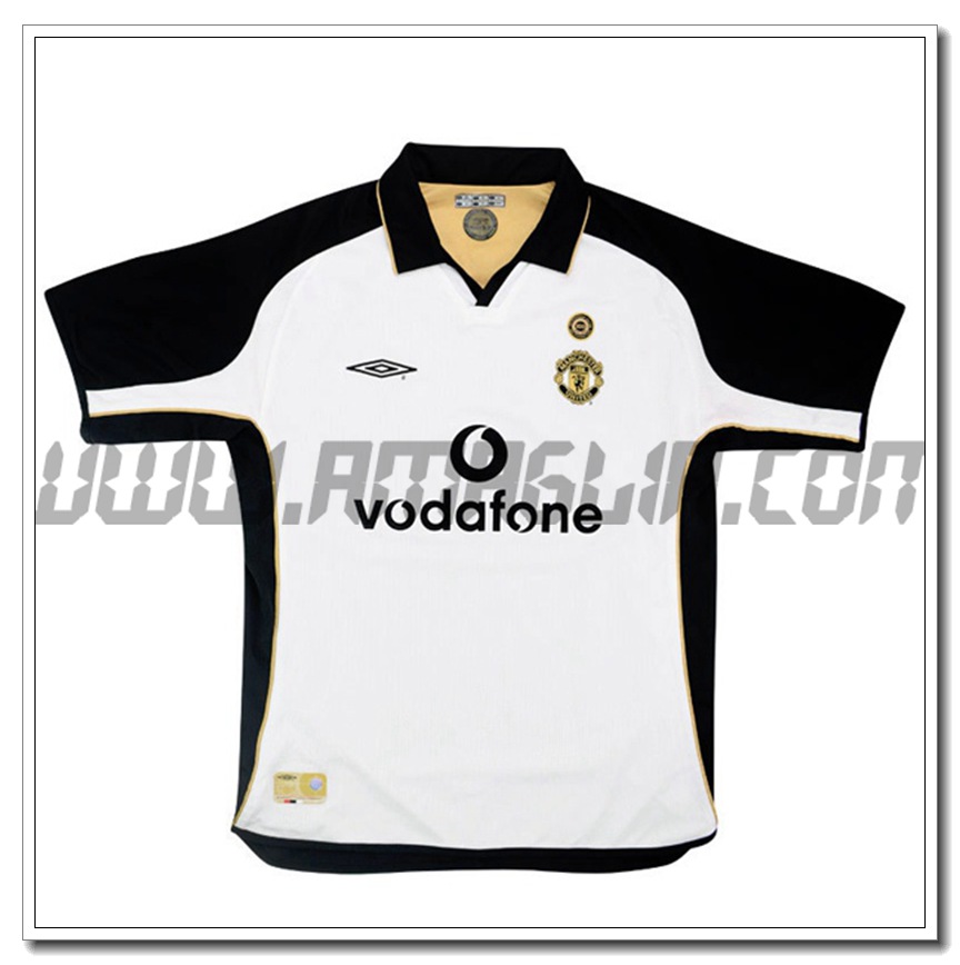 Maglia Calcio Manchester United Retro Seconda 2001/2002