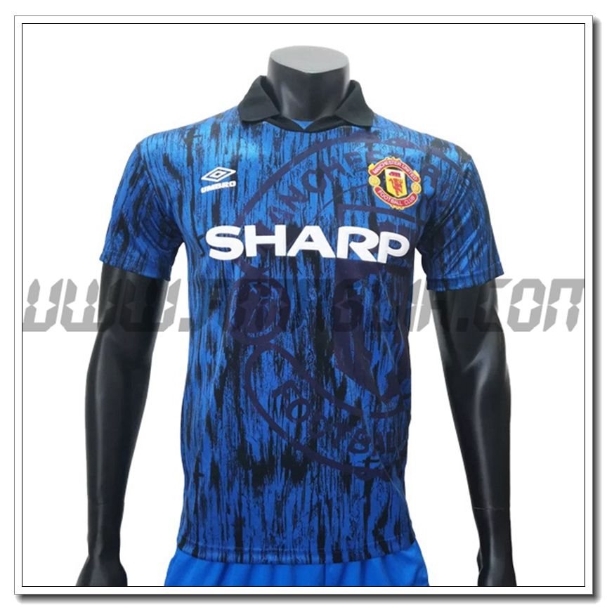 Maglia Calcio Manchester United Retro Seconda 1992/1993