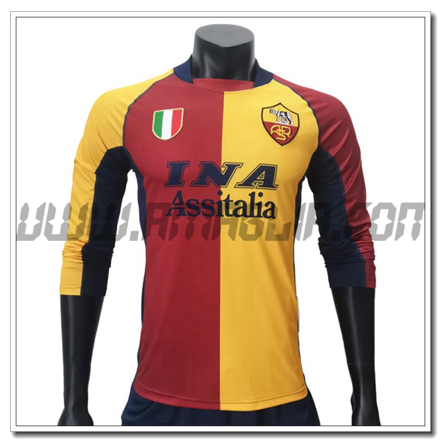 Maglia Calcio AS Roma Retro Prima 2001/2002