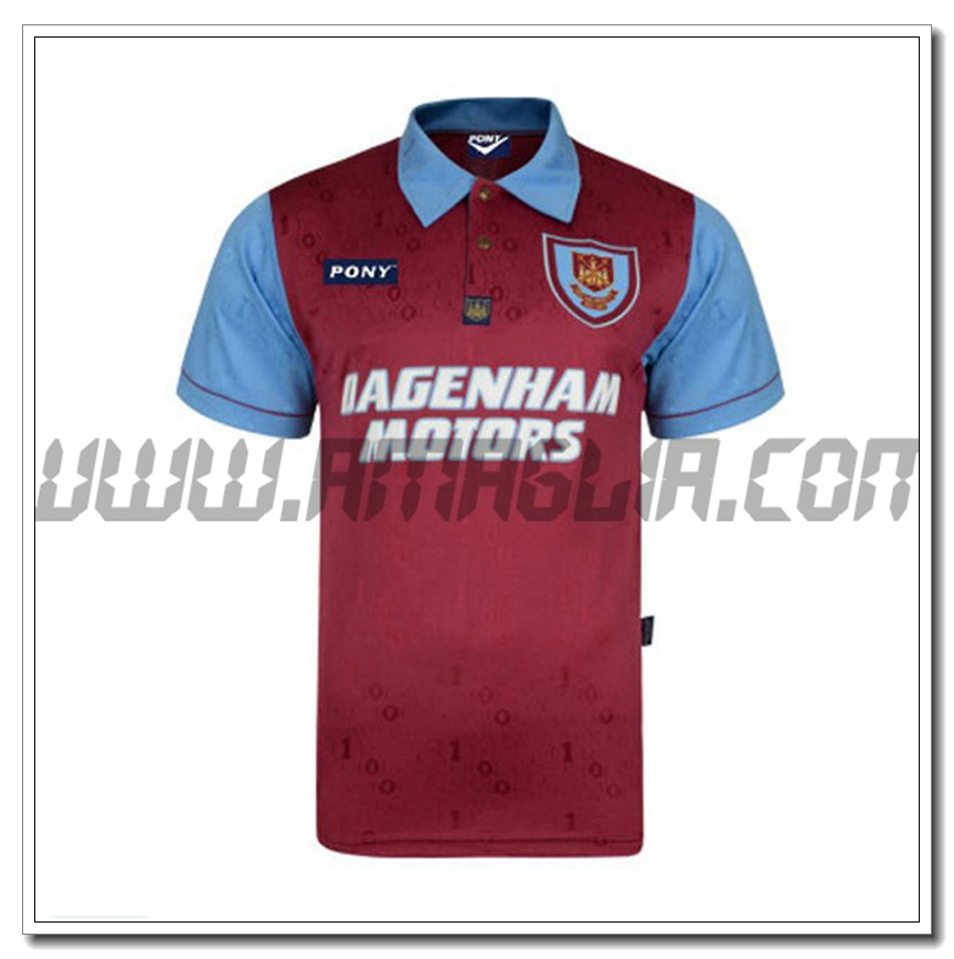 Maglia Calcio West Ham Retro Prima 1995/1997