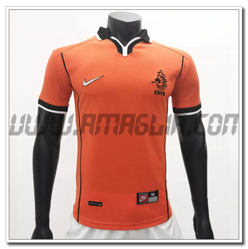 Maglia Calcio Paesi Bassi Retro Prima 1998/2000