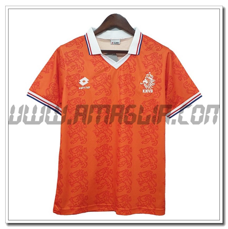 Maglia Calcio Paesi Bassi Retro Prima 1995