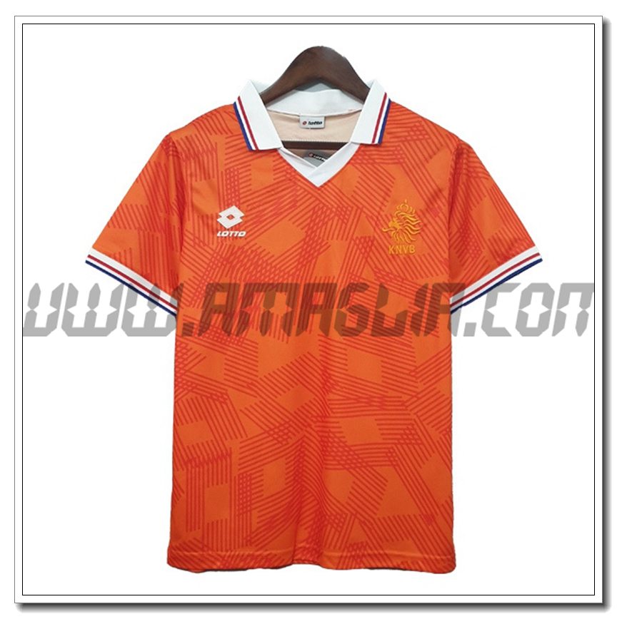 Maglia Calcio Paesi Bassi Retro Prima 1991