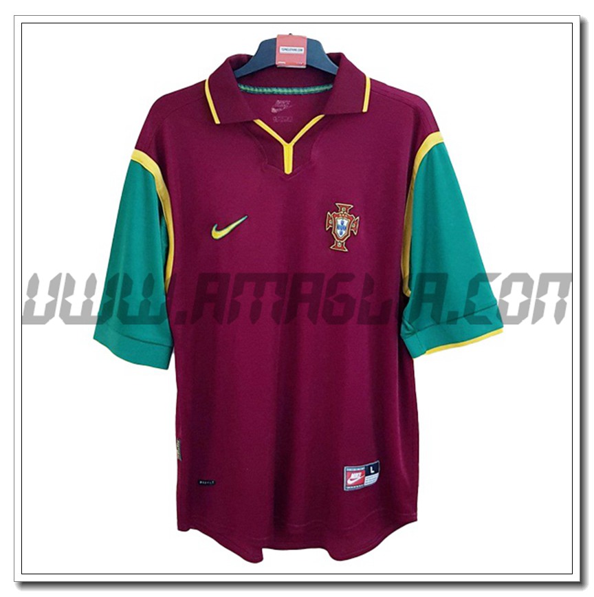 Maglia Calcio Portogallo Retro Prima 1999/2000