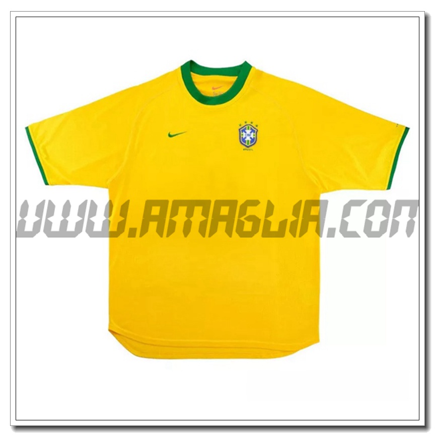 Maglia Calcio Brasile Retro Prima 2000