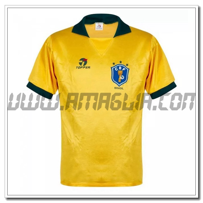Maglia Calcio Brasile Retro Prima 1988/1991