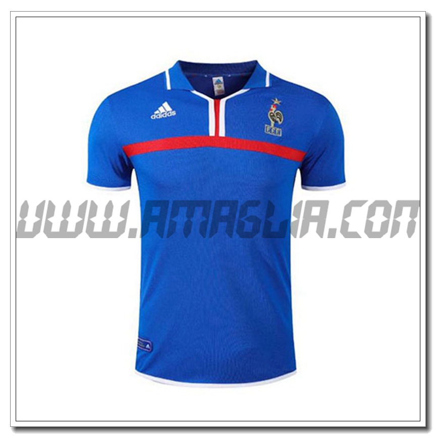 Maglia Calcio Francia Retro Prima 2000