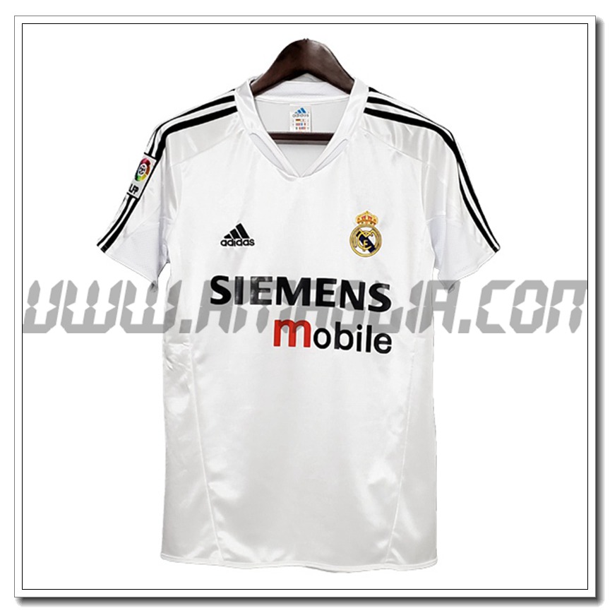 Maglia Calcio Real Madrid Retro Prima 2004/2005