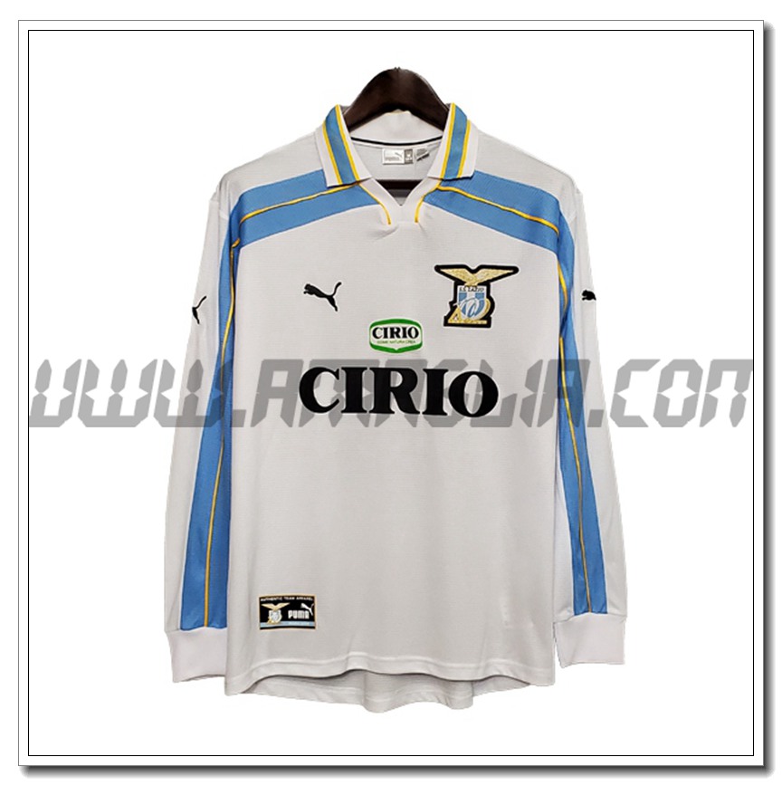 Maglia Calcio SS Lazio Retro Manica Lunga Prima 2000/2001