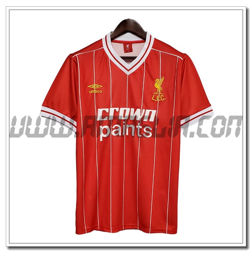 Maglia Calcio FC Liverpool Retro Prima 1984