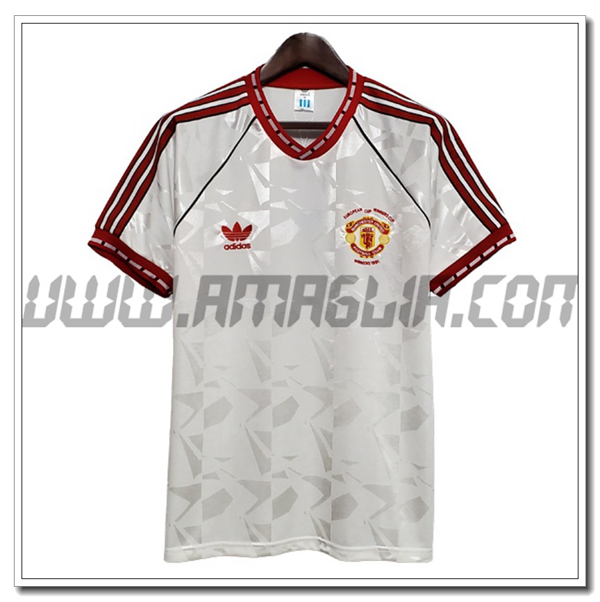 Maglia Calcio Manchester United Retro Seconda 1991
